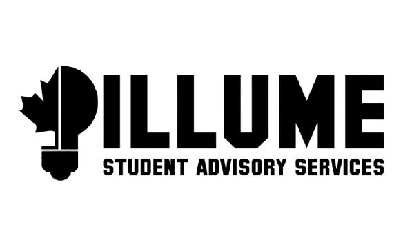 ILLUME Student Advisory Services Black and White Logo